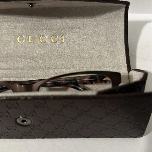 Gucci GG 4268 HPM 140 made in Italy eyeglass frames with folding case - Picture 10 of 11